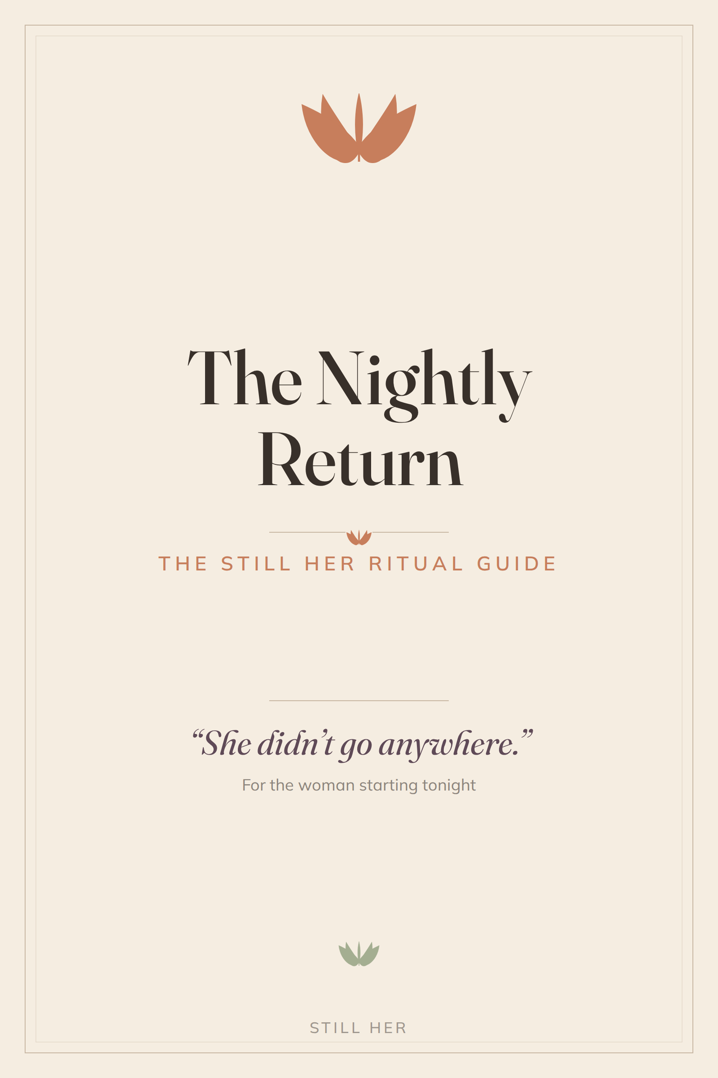 The Nightly Return Ritual Guide